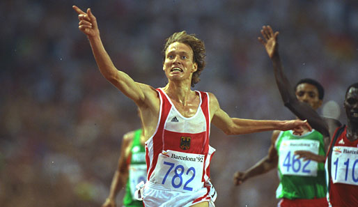 Dieter Baumann lief 1992 in Barcelona zu olympischem Gold