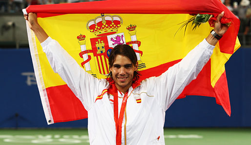 Rafael Nadal gewann in Peking das Finale gegen Fernando Gonzalez