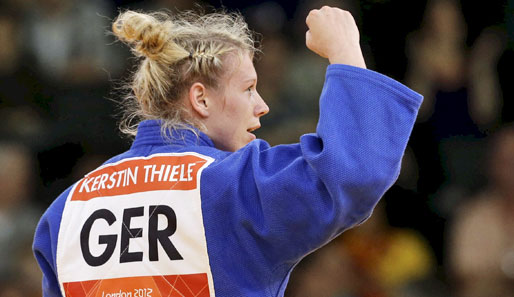 Kerstin Thiele gewann die Silbermedaille. Mit ihrem Finaleinzug hatte zuvor niemand gerechnet