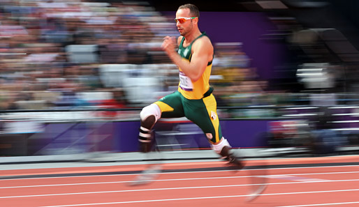 Oscar Pistorius wurde bei seiner Olympia-Premiere Zweiter seines Vorlaufs