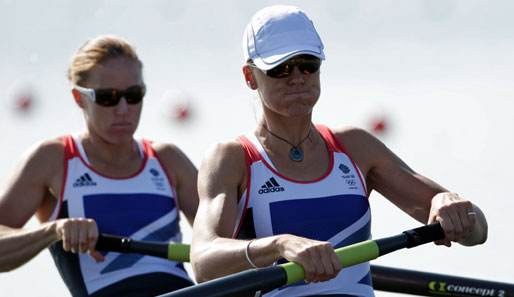Heather Stanning und Helen Glover bescherten Großbritanien die erste Goldmedaille