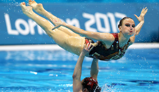 Die russischen Synchronschwimmerinnen sicherten sich die Goldmedaille