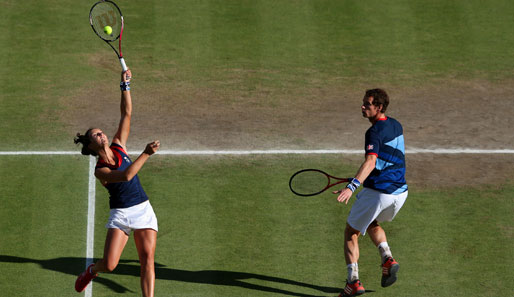 Laura Robson (l.) und Andy Murray (r.) konnten sich nicht durchsetzen