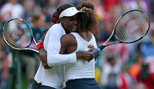 Die beiden Williams-Schwestern können in London ihr drittes Doppel-Gold gewinnen