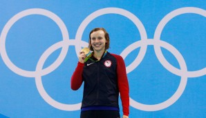 Gewann ihre zweite Goldmedaille in Rio: Katie Ledecky