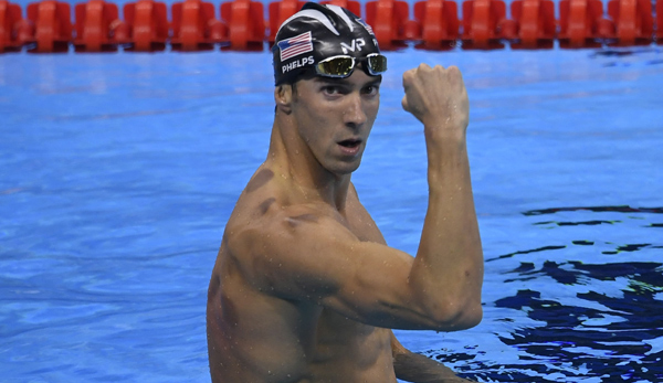 Rettete seine 20. Goldmedaille über die 200 Schmetterling ins Ziel: Michael Phelps
