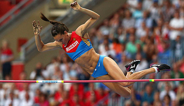 Jelena Issinbajewa wurd 2004 und 2008 Olympiasieger im Stabhochsprung