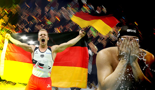 Freud und Leid: Fabian Hambüchen holte in Rio de Janeiro Gold, die deutschen Schwimmer gingen leer aus