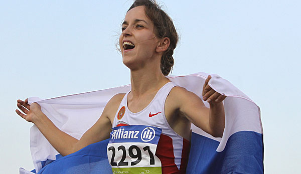 Elena Sviridova ist eigentlich eine der Favoritin über 200 Meter in der Starterklasse T-36