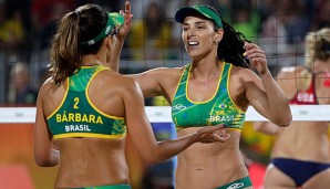 Das Brasilianische Duo Agatha/Barbara steht im Endspiel von Rio