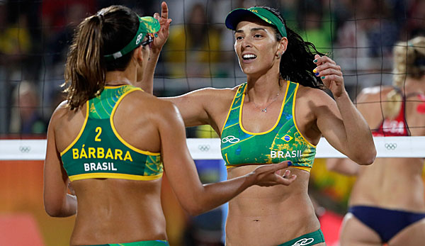 Das Brasilianische Duo Agatha/Barbara steht im Endspiel von Rio