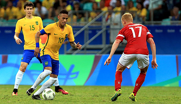 Neymar wartet weiterhin auf seinen ersten Treffer bei den Olympischen Spielen