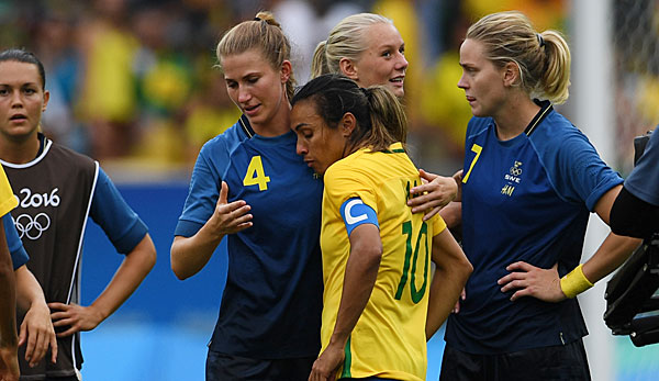 Schweden gewinnt gegen Brasilien im Halbfinale der olympischen Spiele
