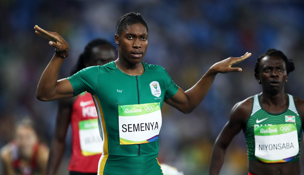 Die umstrittene Südafrikanerin Caster Semenya gewann Gold über die 800 Meter