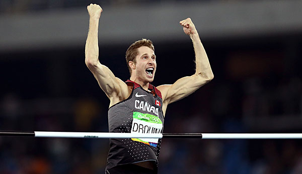 Derek Drouin konnte sich in Rio die Goldmedaille sichern