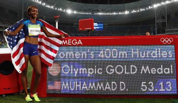 Dalilah Muhammad gewann über 400 Meter Hürden überlegen
