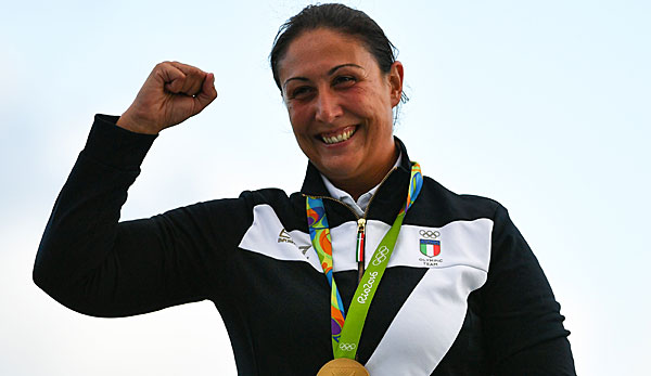 Diana Bacosi sicherte sich ihre erste Goldmedaille im Skeet