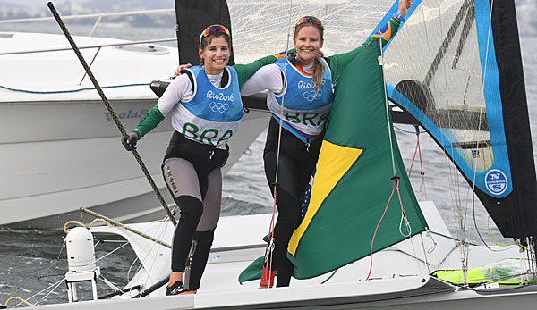 Martine Grael und Kahena Kunze holten Gold für Brasilien