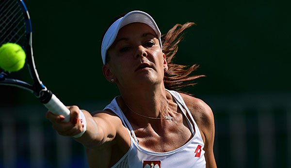 Agnieszka Radwanska fand gegen Zhang Saisai nie zu ihrem Spiel