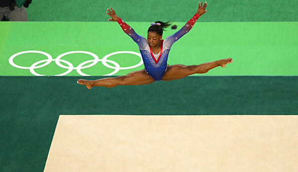 Simone Biles holt ihr viertes Gold bei Olympia in Rio