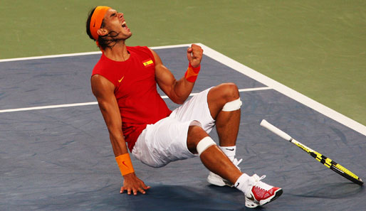 Olympia, Peking, Tennis, Rafael Nadal, Gold, 2008, Sieg