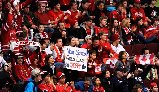Das ganze Eishockey-verrückte Land war auf den Beinen, um Team Canada anzufeuern