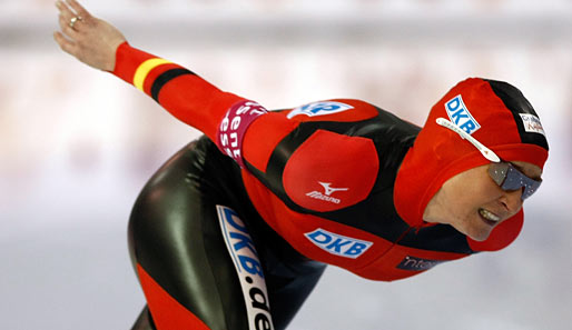 Claudia Pechstein wird diesmal ihren neun Olympischen Medaillen keine weitere hinzufügen
