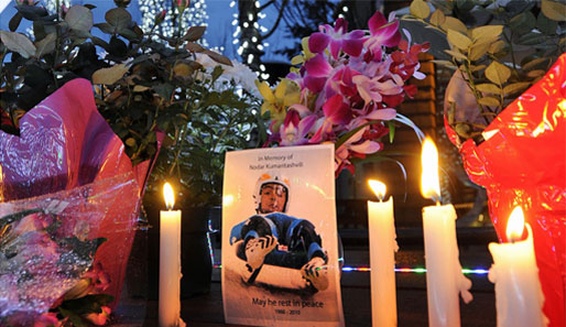 Nodar Kumaritaschwili starb am 12. Februar nach einem Rodel-Unfall in Whistler