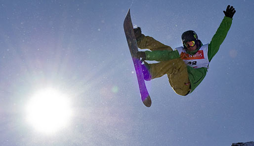 Kevin Pearce holte bei den 12. Winter-X-Games in Aspen 2008 drei Medaillen