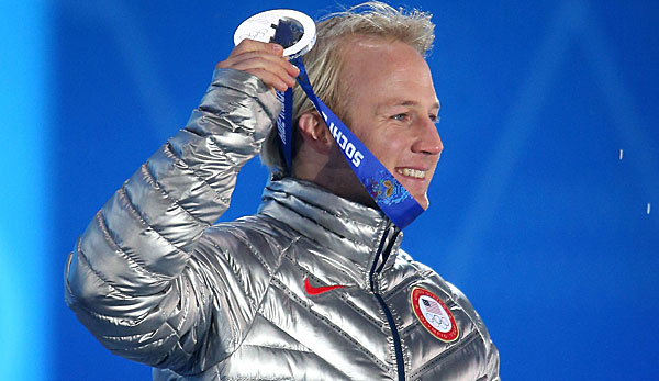 Andrew Weibrecht gewann im Olympischen Super-G die Silbermedaille