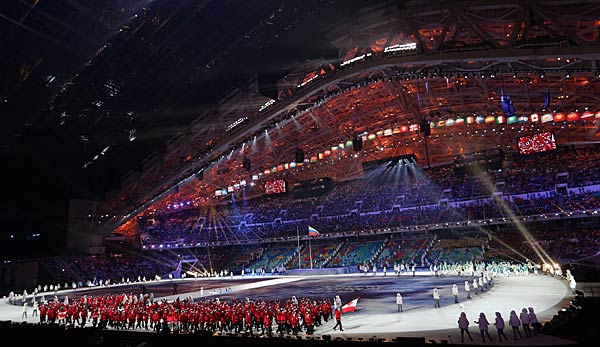 Am Freitagabend wurden die Olympischen Spiele in Sotschi feierlich eröffnet
