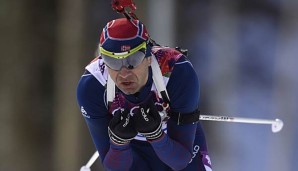Der Norweger Ole Einar Bjoerndalen sicherte sich den Sieg im Biathlon