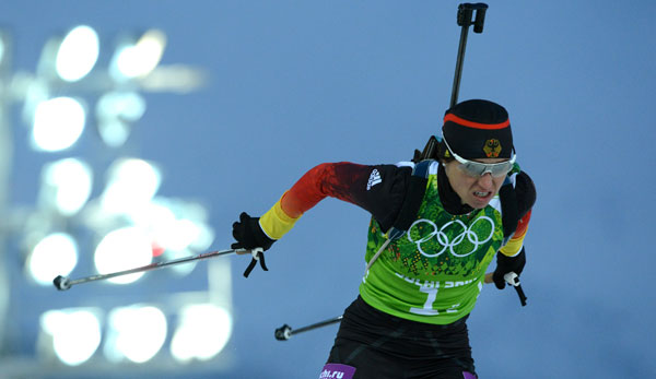 Für die deutsche Biathlon-Staffel um Andrea Henkel reichte es nur zu Platz elf