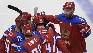 Die Russen konnten mit einem 4:0 Sieg den Einzug ins Viertelfinale bejubeln