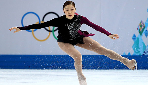 Die Südkoreanerin Kim Yuna musste sich mit der Silbermedaille begnügen