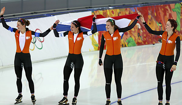 Auch die Niederländerinnen holen die Goldmedaille