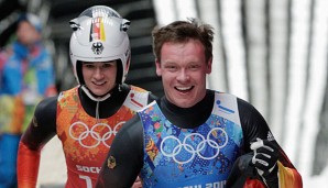 Felix Loch und Natalie Geisenberger holen ihre zweite Goldmedaille in Sotschi