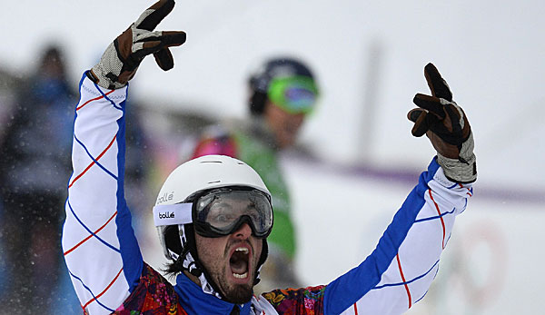 Pierre Vaultier hat die Goldmedaille im Snowboardcross gewonnen