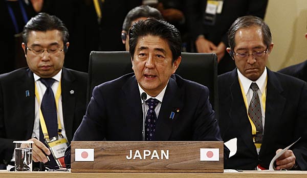 Shinzo Abe ist Premierminister von Japan.