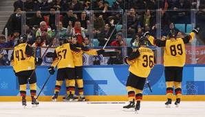 Das deutsche Team zog überraschend gegen Kanada ins Endspiel ein.
