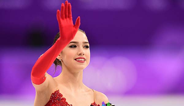 Alina Sagitowa holte für die Olympischen Athleten aus Russland die erste Goldmedaille.