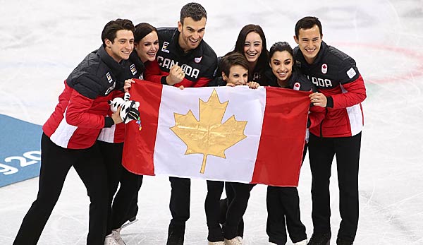 Kanadas Eiskunstlauf-Team sichert sich Goldmedaille