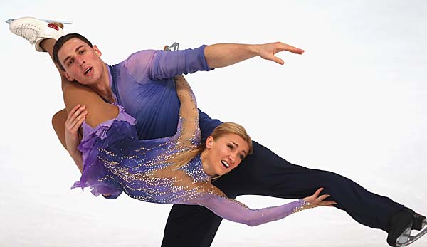 Savchenko und Massot ist in der olympischen Paarlauf-Entscheidung kein perfektes Kurzprogramm gelungen.