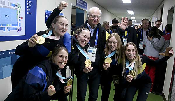 Schwedens Curlerinnen holten in Pyeongchang Gold.