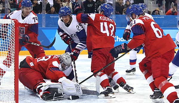 Das südkoreanische Eishockey-Team hat gegen Tschechien knapp eine Sensation verpasst.