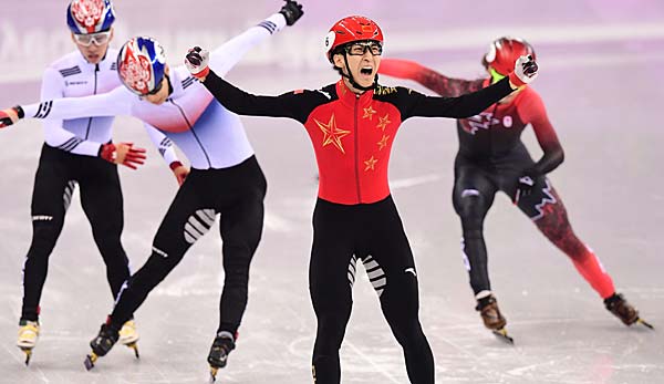 Wu Dajing holte Sprint-Gold in Weltrekordzeit.