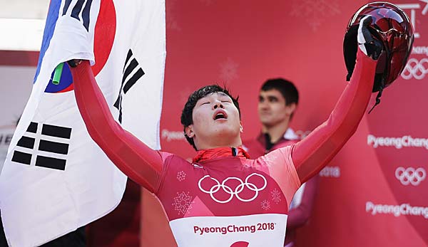 Yun Sung Bin holte Gold auf seiner Heimbahn.