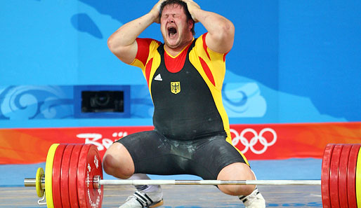 Matthias Steiner gewann Gewichtheben-Gold in der Klasse über 105 Kilogramm