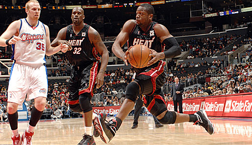 Wade, Miami Heat, Los Angeles Clippers, O'Neal