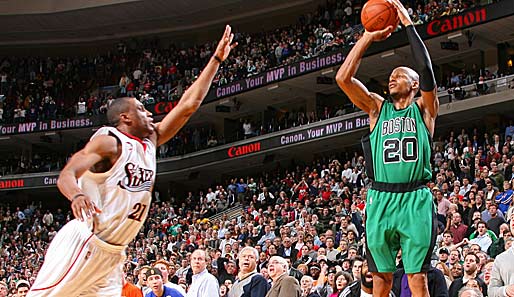 Shooting Guard Ray Allen ist in diesem Jahr wertvoller denn je für die Boston Celtics
